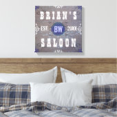 Zuhause Bar Beer Saloon Leinwanddruck (Insitu (Schlafzimmer))