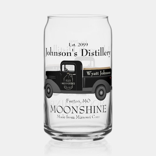 Zuhause Bar Fun Moonshine Beer Can Glass Trinkbehä Dosenglas (Rückseite)