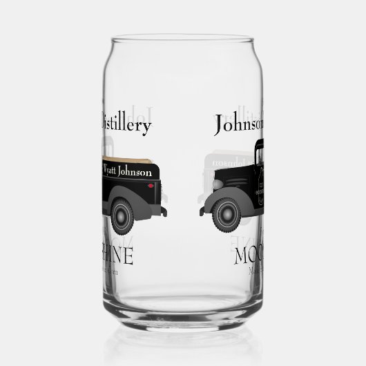 Zuhause Bar Fun Moonshine Beer Can Glass Trinkbehä Dosenglas (Links)
