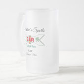 Zuhause Bar Tavern Pub Man Cave Cold Beer Mattglas Bierglas (Vorderseite Links)