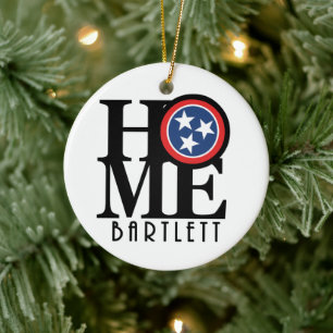ZUHAUSE Bartlett Tennessee Keramik Ornament