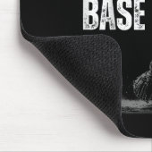 Zuhause Base Baseball Player Ovarialkrebs Awar ger Mousepad (Ecke)