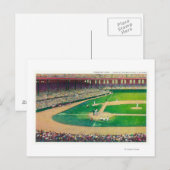 Zuhause Base Bleachers View of Comiskey Park Postkarte (Vorne/Hinten)