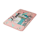 Zuhause Bath Mat Badematte (Schrägansicht)