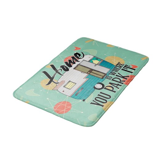 Zuhause Bath Mat Badematte (Schrägansicht)