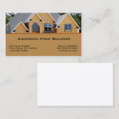 Zuhause-Bau-Geschäfts-Karte Visitenkarte (Vorne/Hinten)