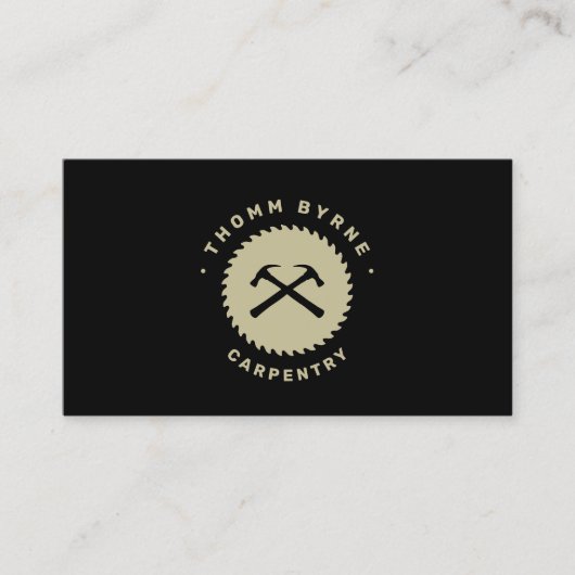 Zuhause Bauhammer Runde Säge Visitenkarte (Vorderseite)