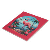 Zuhause Beach Rosa Flamingo Liebhaber des Handwerk Fliese (Seite)