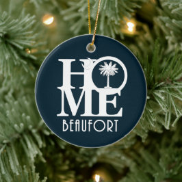 ZUHAUSE Beaufort SC Keramik Ornament