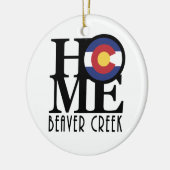 ZUHAUSE Beaver Creek CO Keramik Ornament (Links)