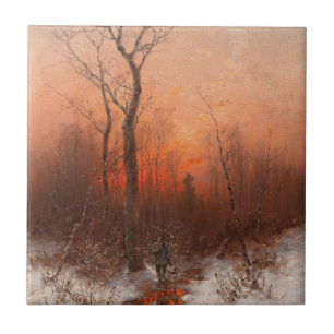 Zuhause bei Sunset - Désiré Thomassin Fliese