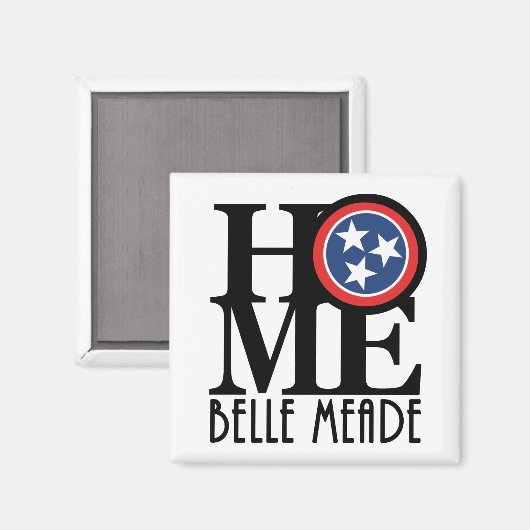 ZUHAUSE Belle Meade Magnet (Vorderseite/Rückseite)