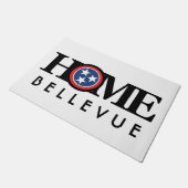 ZUHAUSE Bellevue Tennessee Fußmatte (Schrägansicht)