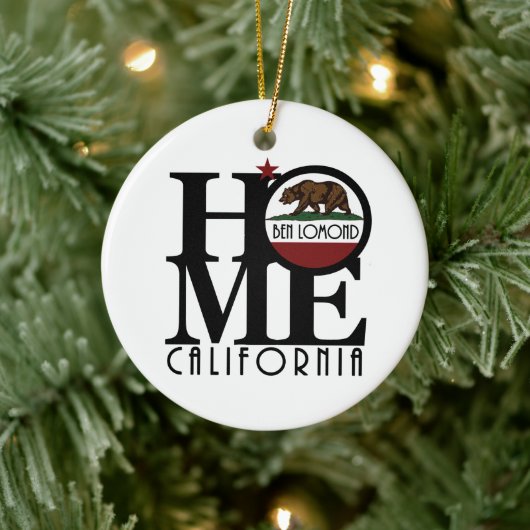ZUHAUSE Ben Lomond California Keramik Ornament (Baum)