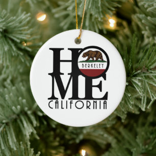 ZUHAUSE Berkeley California Keramik Ornament