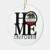 ZUHAUSE Berkeley California Keramik Ornament (Links)