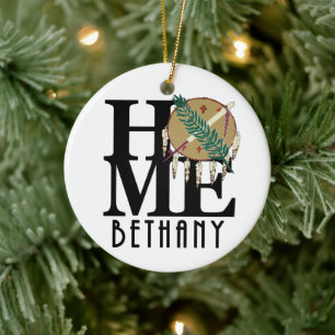 ZUHAUSE Bethany Oklahoma Keramik Ornament