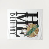 ZUHAUSE Bethany Oklahoma Wandteppich (Vorderseite (Horizontal))