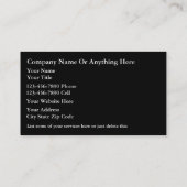 Zuhause-Bewertungs-Inspektions-Geschäfts-Karten Visitenkarte (Rückseite)