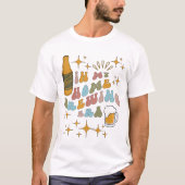 Zuhause Bierbrauen Benutzerdefinierter Text auf de T-Shirt (Vorderseite)