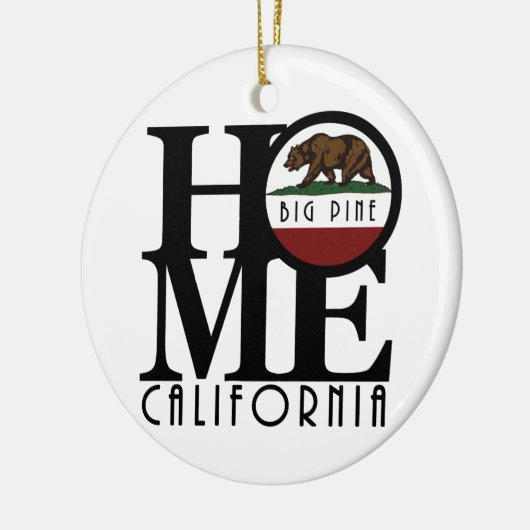 ZUHAUSE Big Pine California Keramik Ornament (Links)