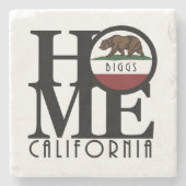 ZUHAUSE Biggs California Steinuntersetzer (Vorderseite)