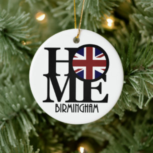 ZUHAUSE Birmingham England Keramik Ornament