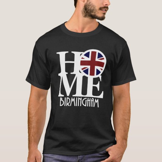ZUHAUSE Birmingham England T-Shirt (Vorderseite)