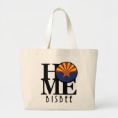 ZUHAUSE Bisbee Arizona Jumbo Stoffbeutel (Vorne)