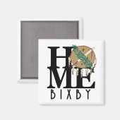 ZUHAUSE Bixby Oklahoma Magnet (Vorderseite/Rückseite)