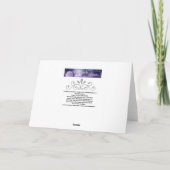 Zuhause Blankokarte auf der Vordertür Karte (Rückseite)