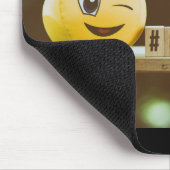 "Zuhause Bleibe" Corona-Virus Mousepad (Ecke)