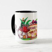 Zuhause Bleibe Tasse (Vorderseite Links)