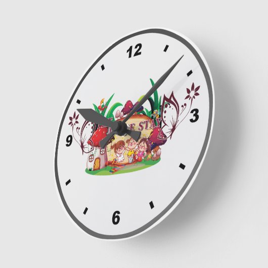 Zuhause Bleibe Uhr (Winkel)