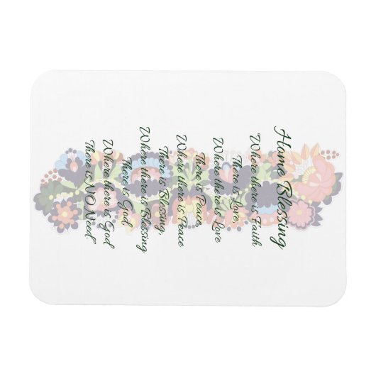 Zuhause Blessing Magnet (Horizontal)