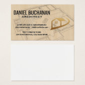 Zuhause Blueprint | Holz | Architekturwerkzeuge (Vorne & Hinten)