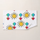 Zuhause Blume Sunshine Kids Gift Badhandtuch Set (Handtuch)
