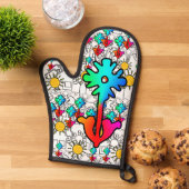Zuhause Blume Sunshine Ofenhandschuh (Oben unten)