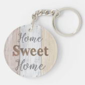 Zuhause-Bonbon-Zuhause des Bauernhaus-VI | Schlüsselanhänger (Rückseite)