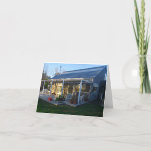 Zuhause-Bonbon-Zuhause Feiertagskarte