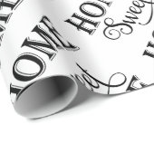 Zuhause-Bonbon-Zuhause Geschenkpapier (Rolleneckpunkt)