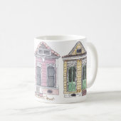 Zuhause-Bonbon-Zuhause Kaffeetasse (VorderseiteRechts)