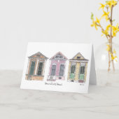 Zuhause-Bonbon-Zuhause Karte (Gelbe Blume)