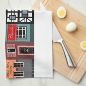 Zuhause-Bonbon-Zuhause Küchentuch (Viertel Falte)