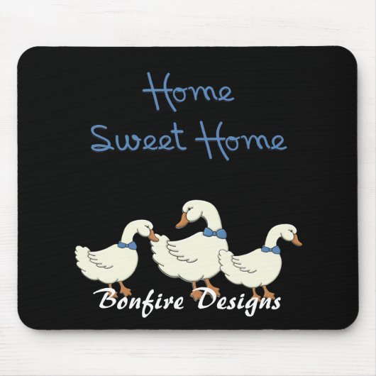 Zuhause-Bonbon-Zuhause Mousepad (Vorne)