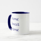 Zuhause-Bonbon-Zuhause Tasse (Vorderseite Links)