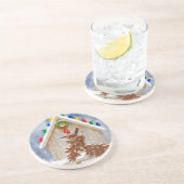 Zuhause-Bonbon-Zuhause Untersetzer (Seite)