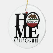 ZUHAUSE Bonny Doon California Keramik Ornament (Links)