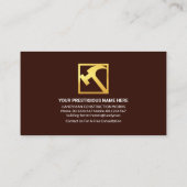 Zuhause Border Visitenkarte (Rückseite)