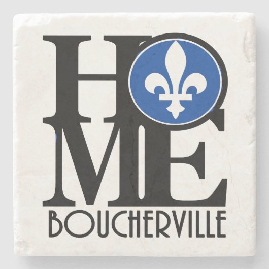 ZUHAUSE Boucherville Quebec Steinuntersetzer (Vorderseite)